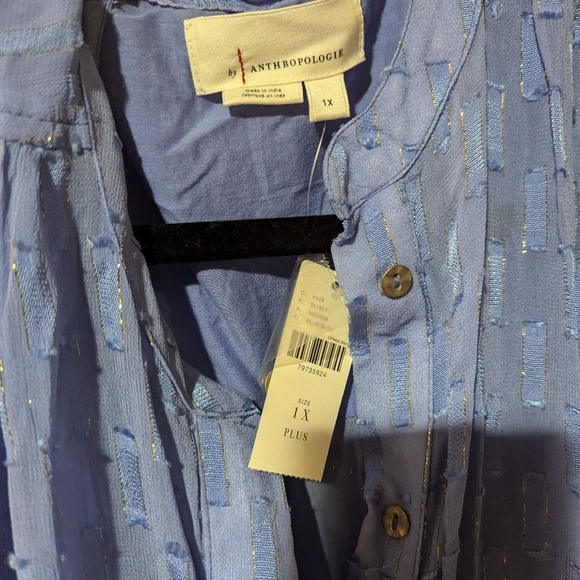 Anthropologie Periwinkle Blue Dress - Picture 3 of 5